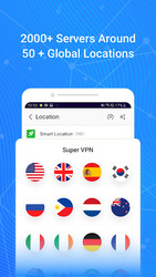 Super VPN - Free, Fast, Secure & Unlimited Proxy Скриншот 3