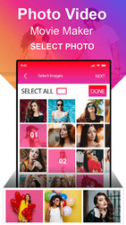 Photo Video Maker with Song Скриншот 1