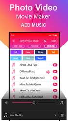 Photo Video Maker with Song Скриншот 3
