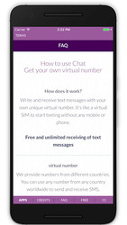 Virtual SIM (SMS) Screenshot 2