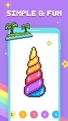 Paint by Number - Pixel Art Screenshot 2