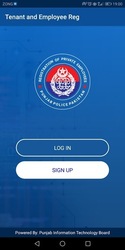 Tenant & Employee Registration Mobile App Screenshot 1