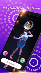 Color Flash Theme-Call Screen Screenshot 1