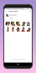KOREAN CUTE BABY Sticker for Whatsapp Gratis Скриншот 5