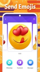 WASticker Love Rose Emoji GIF Screenshot 5