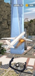 Sling Plane 3D - Sky Crash Jet Скриншот 2