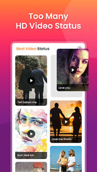 Indian Short Video Status App Скриншот 1