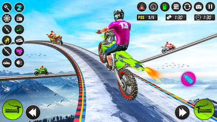 Bike Stunt 3D Bike Racing Game Скриншот 2