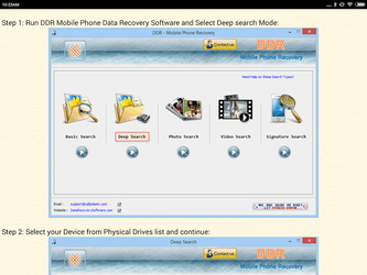 Mobile Phone Data Recovery DOC Скриншот 7