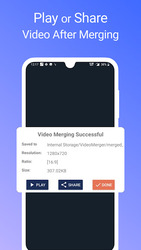 Video Merger, Joiner (MP4, 3GP, MKV,MOV, AVI) Скриншот 7