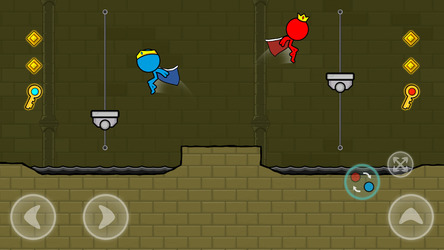 Red and Blue Stickman : Animation Parkour Скриншот 7