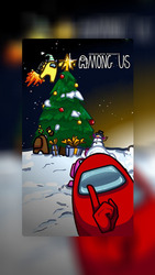 AmongLock - Among Us Lock Screen of Reactor Style Скриншот 5