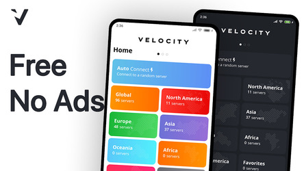 Velocity VPN (No Ads) - Unlimited for Free! Скриншот 1