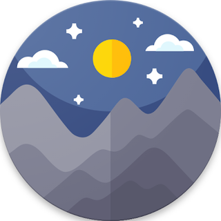 Mountain Moon Icon