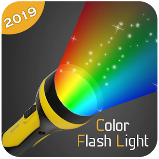 Color flash light : Torch LED Light Icon