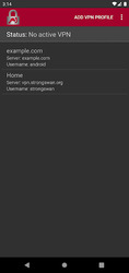 strongSwan VPN Client Screenshot 1