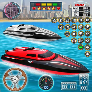гонки на лодках: лодочные игры Иконка