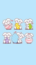 Adorable Happy Easter Stickers Screenshot 6