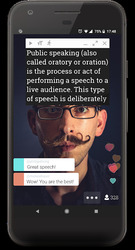 Oratory - виджет-суфлер Скриншот 1