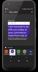 Oratory - виджет-суфлер Скриншот 7