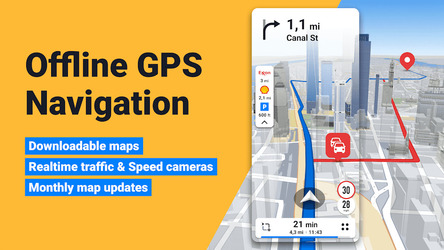 Sygic GPS Navigation & Maps Скриншот 1