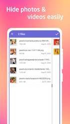 скрыть фото, видео Скриншот 5