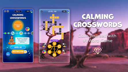 Calming Crosswords WordPuzzle Screenshot 1