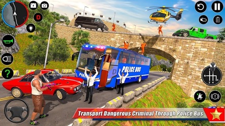 Police Bus Simulator Bus Games Screenshot 1