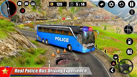 Police Bus Simulator Bus Games Screenshot 5