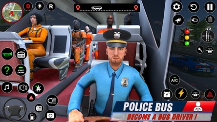 Police Bus Simulator Bus Games Screenshot 6