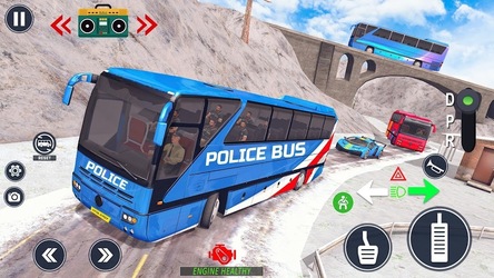 Police Bus Simulator Bus Games Screenshot 8