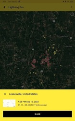 My Lightning Tracker & Alerts Скриншот 5