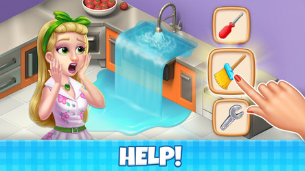 Manor Cafe — игры «три в ряд» Скриншот 3