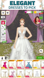Super Wedding Dress Up Stylist Скриншот 3