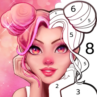 Coloring Game: Paint by Number Icon