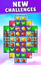 Balloon Pop: три в ряд игры Скриншот 5