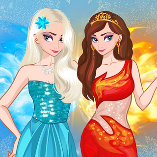 Icy or Fire dress up game APK