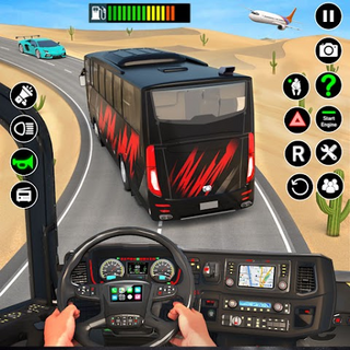Coach Bus Simulator Bus Game Icon