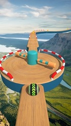 Extreme Rolling Ball Game Скриншот 2