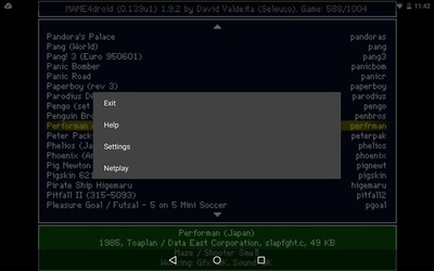 MAME4droid  (0.139u1) Screenshot 4