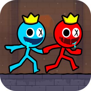 Red and Blue Stickman 2 Icon
