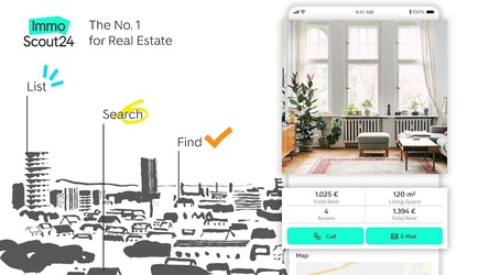 ImmoScout24 - Immobilien Скриншот 1