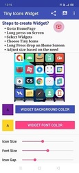 Tiny Icons Widget Screenshot 2