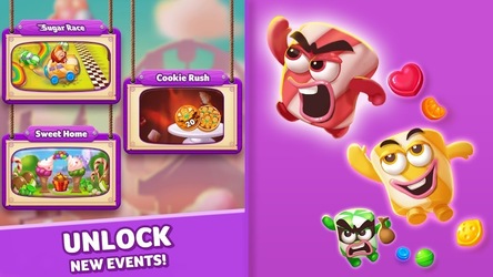 Lollipop & Marshmallow Match3 Скриншот 4