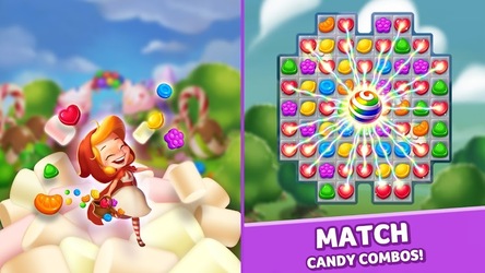 Lollipop & Marshmallow Match3 Скриншот 5