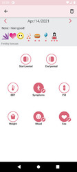 WomanLog Period Calendar Screenshot 3