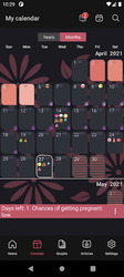 WomanLog Period Calendar Screenshot 4