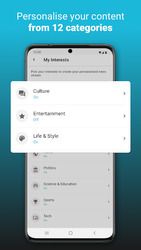 upday news for Samsung Screenshot 5