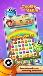 Cookie Mania - Match-3 Sweet G Screenshot 1