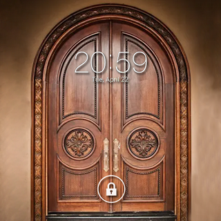 Door Screen Lock Icon